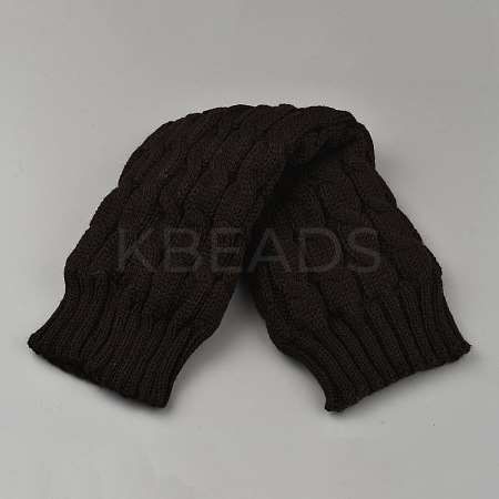 Acrylic Fibers Women's Extra Knit Socks AJEW-WH20059-26-1