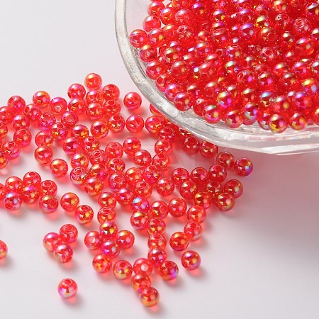 Eco-Friendly Transparent Acrylic Beads LS-PL736-3-1