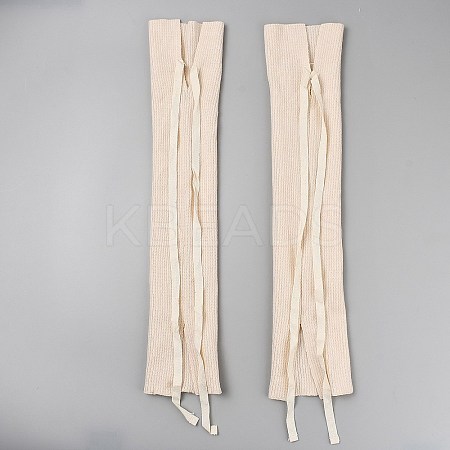 Acrylic Fibers Knit Leg Sleeves AJEW-WH20018-68C-1