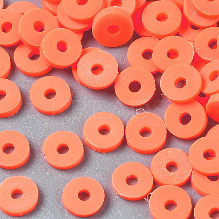 Handmade Polymer Clay Beads CLAY-R067-6.0mm-B12-1