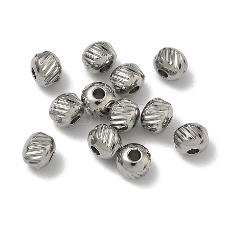 Tarnish Resistant 304 Stainless Steel Beads STAS-G133-10P-1