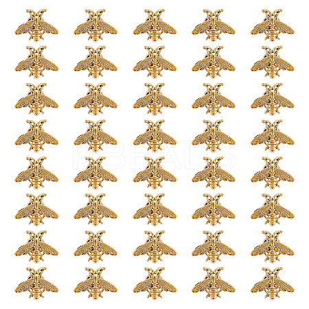 40Pcs Alloy Bees Lapel Pin Backs JEWB-GO0001-21AG-1