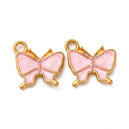 304 Stainless Steel Enamel Charms LS-STAS-Q363-02B-G-1