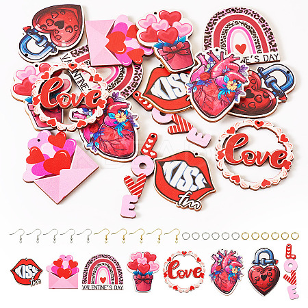 DIY Valentine's Day Earring Making Kit DIY-TA0006-51-1
