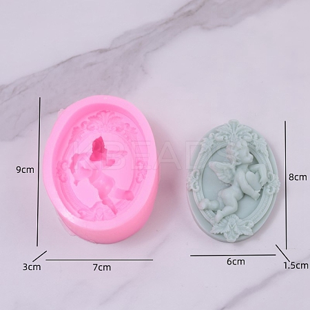 Angel DIY Food Grade Silicone Statue Candle Molds PW-WG89273-01-1