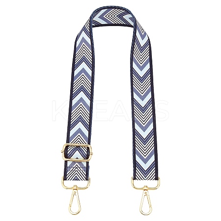 Arrows & Word Pattern Adjustable Nylon Bag Strap FIND-WH0092-23-1