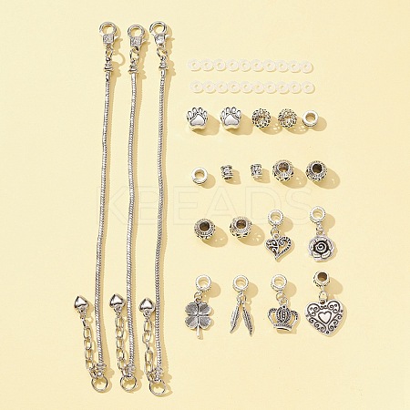 DIY European Bracelet Making Kit DIY-FS0003-46-1