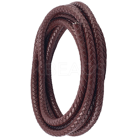 Braided Leather Cord with Core WL-CL0001-01C-1