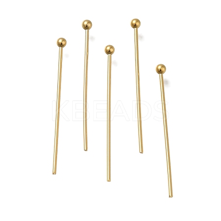 Brass Ball Head Pins KK-H502-03C-G-1