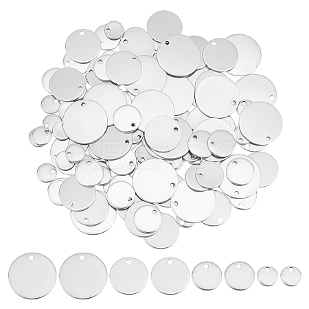 220Pcs 4 Style 304 Stainless Steel Charms STAS-DC0012-50-1