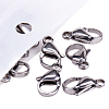 304 Stainless Steel Lobster Claw Clasps STAS-PH0002E-02P-2