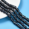 Natural Nucleated Baroque Keshi Pearl Beads Strands PEAR-S020-F13-1
