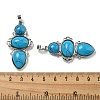 Synthetic BlueTurquoise Pendants G-Q158-04L-3