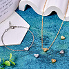 4Pcs 2 Colors Stainless Steel Beads STAS-TA0002-72A-6