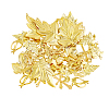 48Pcs 6 Style Brass Pendants KK-FH0005-49-3