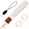 1Pc Nylon Stretch Band Wristlet Keychains KEYC-CL0001-38D-7