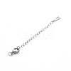 Tarnish Resistant 304 Stainless Steel Chain Extender LS-STAS-N088-40P-3