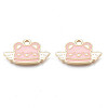Alloy Enamel Pendants PALLOY-N170-034B-NR-1