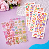 6 Styles Laser Plastic Stickers AJEW-TA0001-62-4