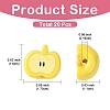 20Pcs Opaque Acrylic Beads OACR-YW0003-58-3