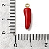 304 Stainless Steel Enamel Pendants STAS-Z163-22G-01-3