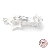 925 Sterling Silver Fold Over Clasps LS-STER-D005-10S-1