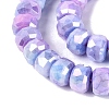 Anti-Tarnish Electroplate Glass Beads Strands GLAA-T025-10mm-11M-4