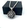 Vintage Sunflower Pendant 304 Stainless Steel Necklaces for Women Men PF9276-5