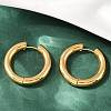 202 Stainless Steel Polishing Hoop Earrings EJEW-M106-02G-07-1