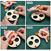 Basswood Measuring Tool for Doll Craft Eyes TOOL-WH0155-124B-4