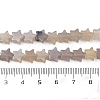 Natural Grey Agate Beads Strands G-U021-B01-02-5