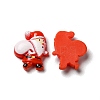 Christmas Opaque Resin Cabochons LS-RESI-K019-28-2