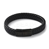 Braided Leather Cord Bracelets LS-BJEW-I200-09EB-1