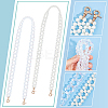 2Pcs 2 Style Resin Beads Bag Handles DIY-PH0021-29-4