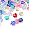 120Pcs 15 Colors Electroplate Transparent Glass Beads GLAA-CJ0001-77-3