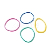 Colorful Elastic Silicone Hair Ties OHAR-WH0027-04B-2