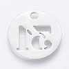 Non-Tarnish 304 Stainless Steel Pendants STAS-F233-31-P-2