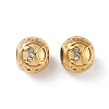 Ion Plating(IP) 304 Stainless Steel Rhinestone European Beads STAS-A092-10K-G-1