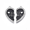 Alloy Enamel Split Pendant LS-ENAM-S130-25A-2