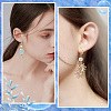 24Pcs 6 Colors 304 Stainless Steel Stud Earring Findings STAS-SC0009-55-4