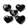 Hammered Natural Obsidian Healing Stones DJEW-NH0001-01-1