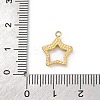 304 Stainless Steel Rhinestone Pendants STAS-M110-23G-4