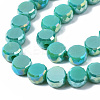 Electroplate Glass Beads Strands EGLA-Q125-002-A02-3