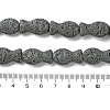 Fish Dyed Natural Lava Rock Beads Strands G-O126-01A-11-4