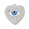 Rack Plating Brass Micro Pave Cubic Zirconia with Enamel Pendants KK-G515-58P-1