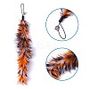 Mega Pet Cat Teaser Replacement Feather with Bell AJEW-MP0001-22-3