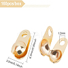 160Pcs Brass Bead Tips KK-BC0002-45-2