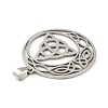 Non-Tarnish 201 Stainless Steel Pendants LS-STAS-D190-12P-2