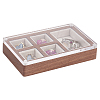 Mini Rectangle Wood Jewelry Presentation Box CON-WH0095-44A-1