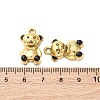 304 Stainless Steel Enamel Pendants STAS-B085-35G-02-3
